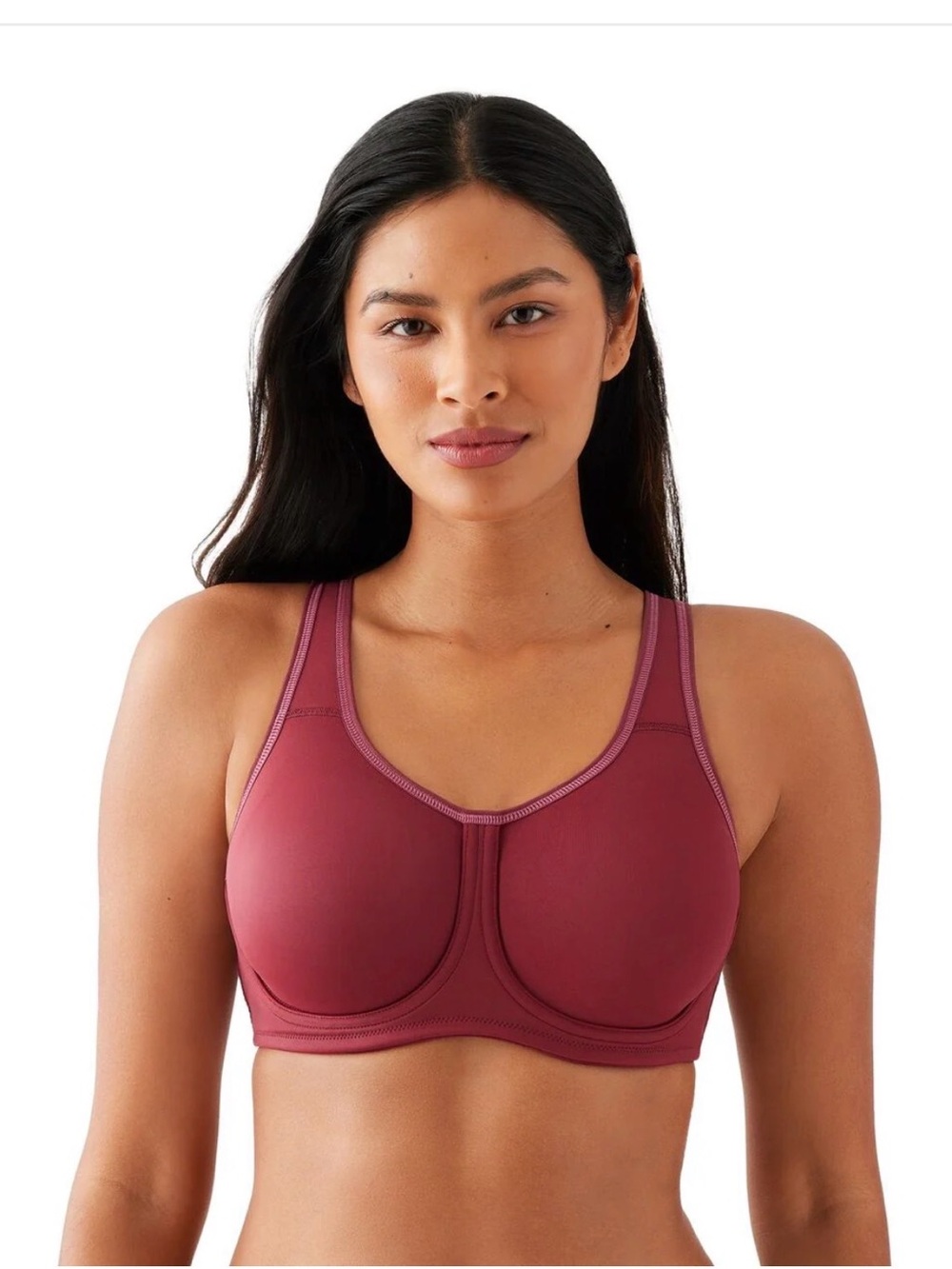 Wacoal Simone Full Coverage Sports Bra in Dusty Rose